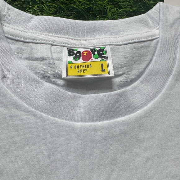 BAPE ABC Camo White & Blue T-shirt - Picture 4 of 5